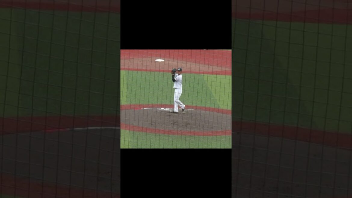 マリーンズ吉田凌ピッチングフォーム［千葉ロッテマリーンズ対ソフトバンクホークス2024年3月8日］