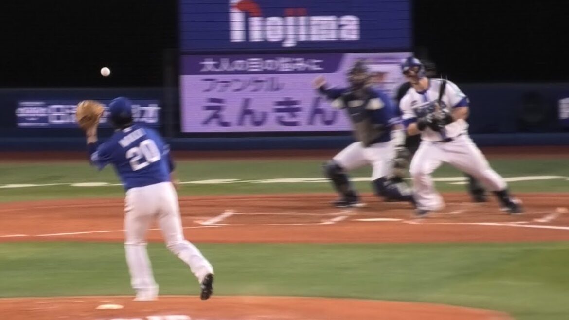 -2024.05.17-【NPB】２回裏 涌井秀章 オースティンを投ゴロ併殺打に抑えピンチ脱出!! 中日ドラゴンズ（vs横浜DeNA）