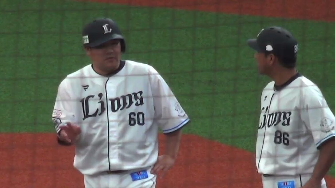 【中村剛也】西武vsオリックス　中村剛也選手フォアボール出塁　2024/05/26