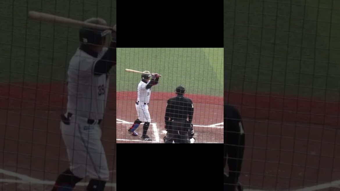 マリーンズ大下誠一郎バッティングフォーム千葉ロッテマリーンズ対ソフトバンクホークス2024年3月8日