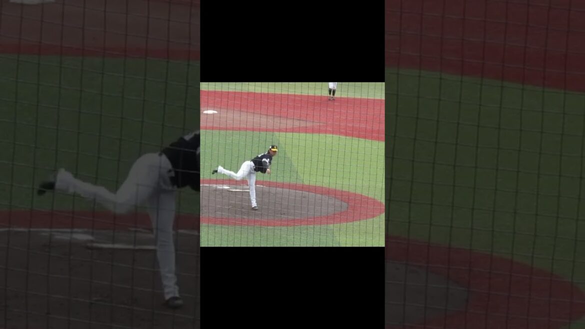 ホークス杉山一樹のピッチングフォーム千葉ロッテマリーンズ対ソフトバンクホークス2024年3月8日