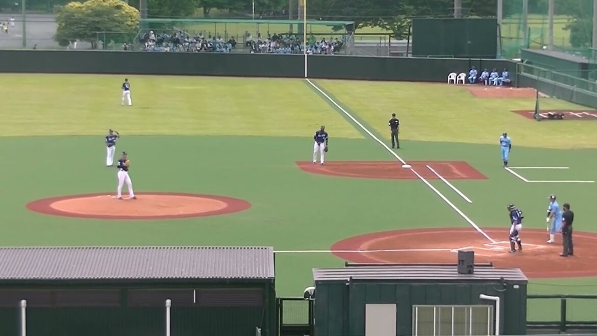 ヤクルト ルーキー伊藤琉偉が送りバントを決めて宮本丈の場面＜2軍・ヤクルトスワローズ対 西武ライオンズ  2024年5月26日＞