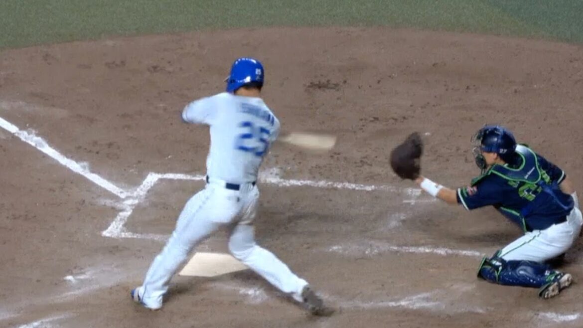 今日のヒーロー石川昂弥　3安打まとめ　フェンス直撃2塁打　タイムリー2塁打　センター前ヒット　中日ドラゴンズVS東京ヤクルトスワローズ　2024/05/26