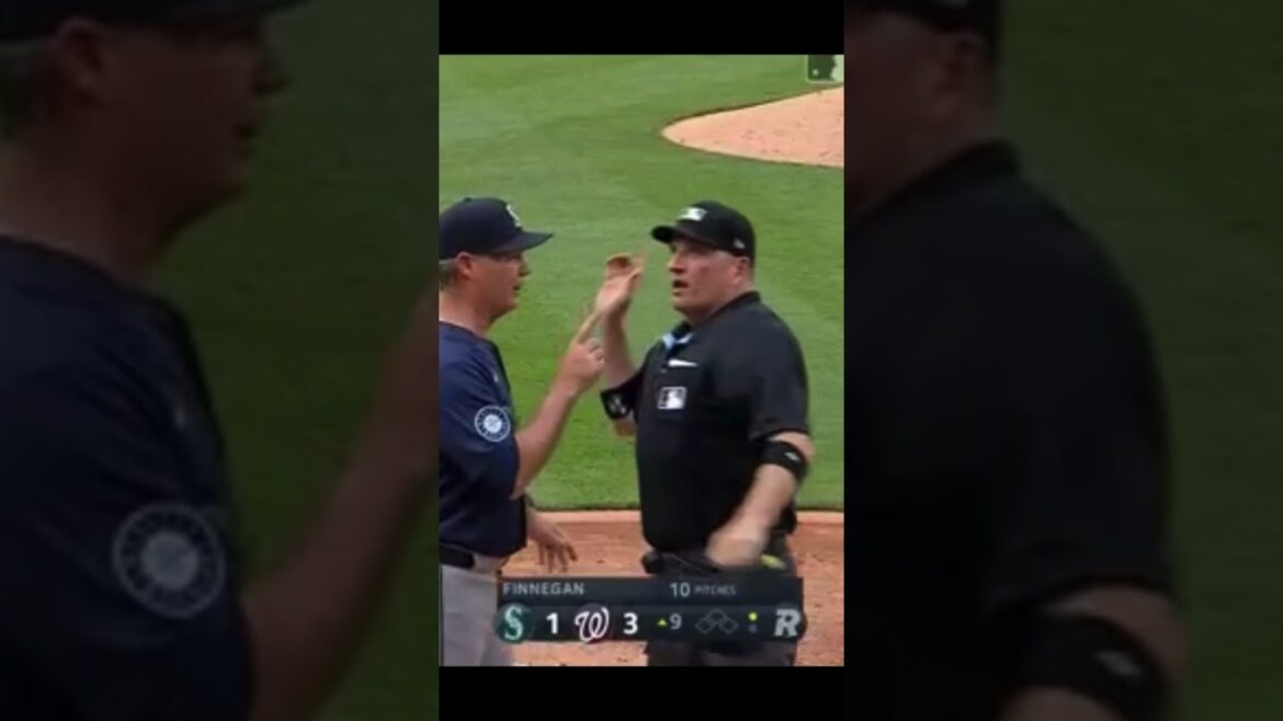 Mariners Scott Servais ejected for arguing balls and strikes #shorts