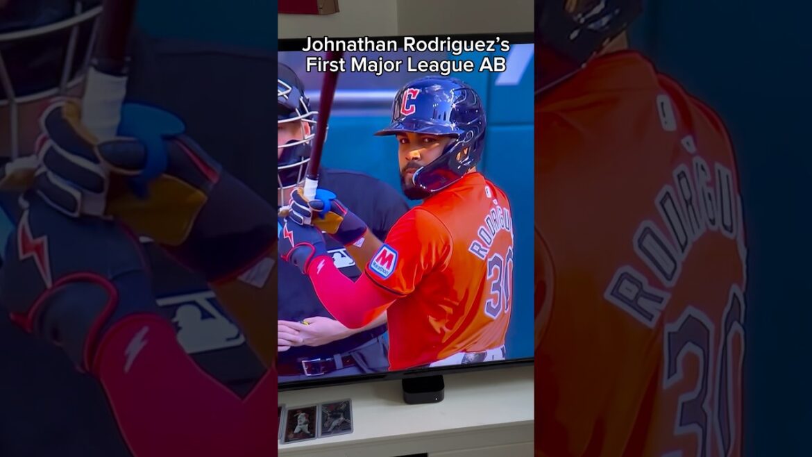 Johnathan Rodriguez #MLB Debut for the #clevelandguardians