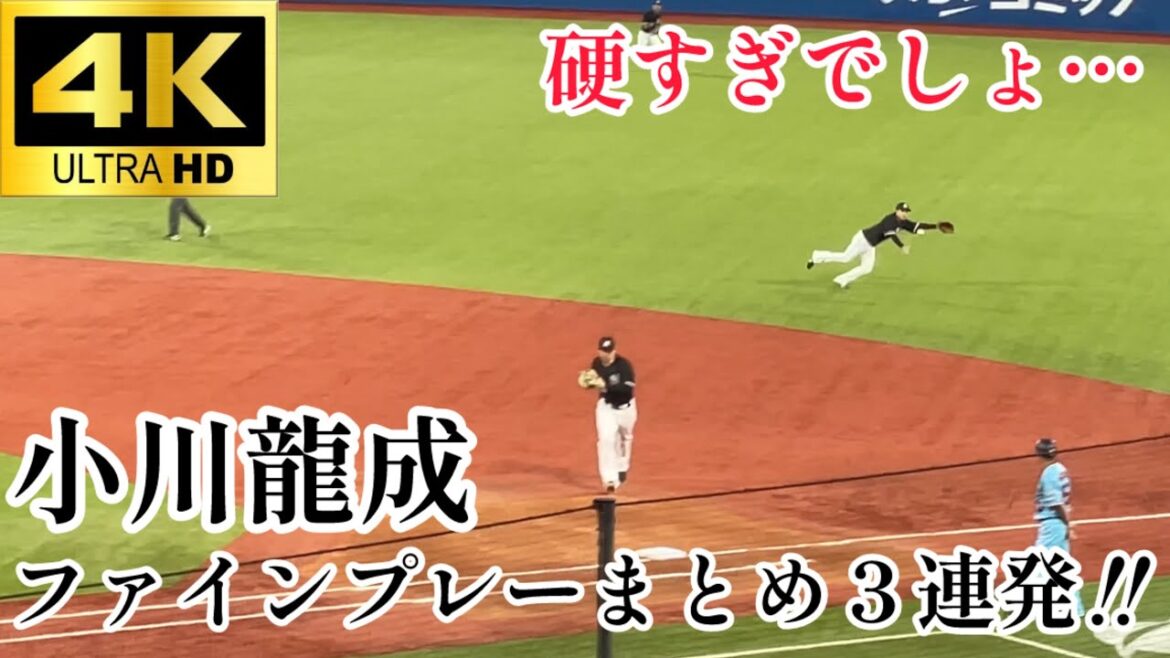 【忍者過ぎるでしょ…🥷】ファインプレーのオンパレード 小川龍成 好プレー3連発 東京ヤクルトスワローズ 千葉ロッテマリーンズ プロ野球 2024.5/29