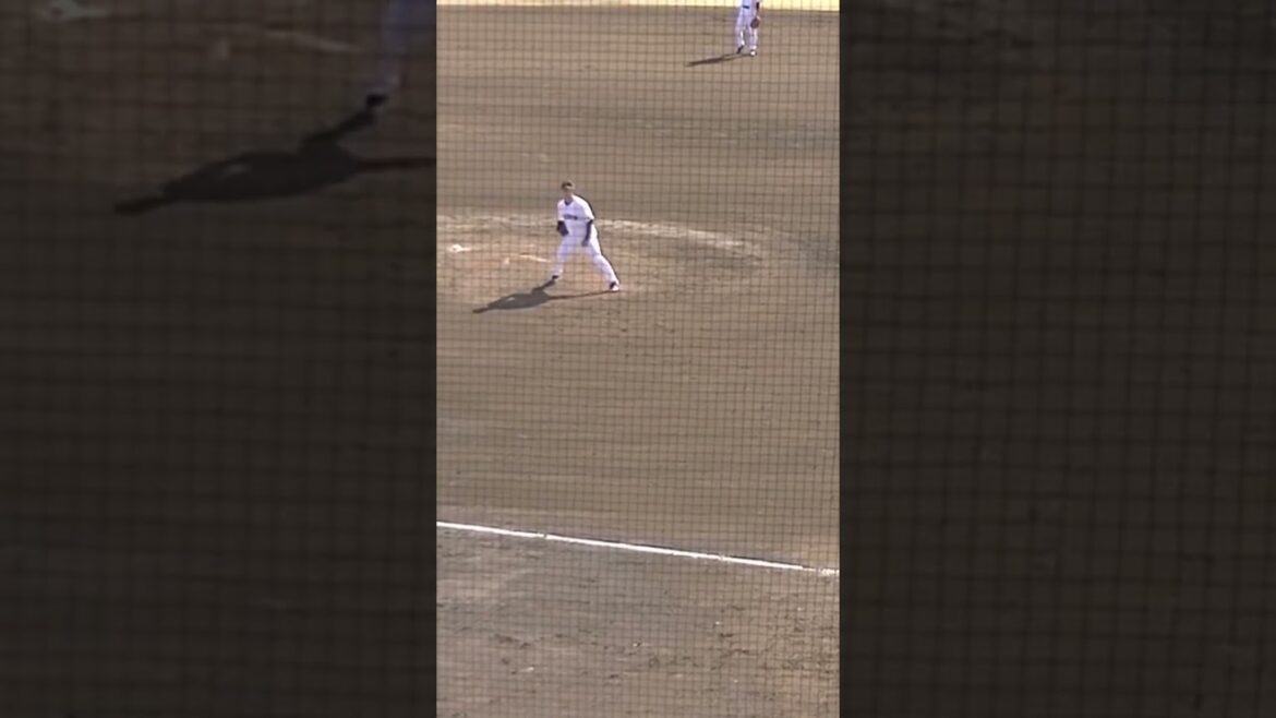 ジャイアンツ 高梨雄平の投球フォーム（2024年3月13日 教育リーグ 読売ジャイアンツ対 横浜DeNAベイスターズ）