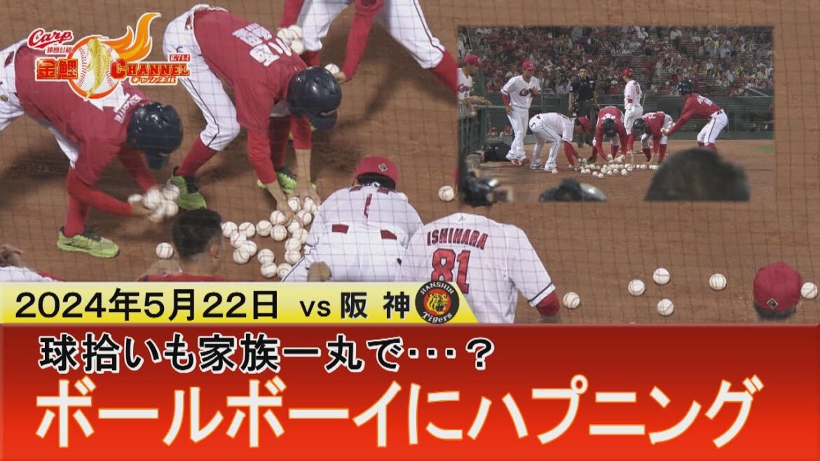 【ばらまかれた白球】家族一丸(？)でハプニングを救う！【ボールボーイもホッ】