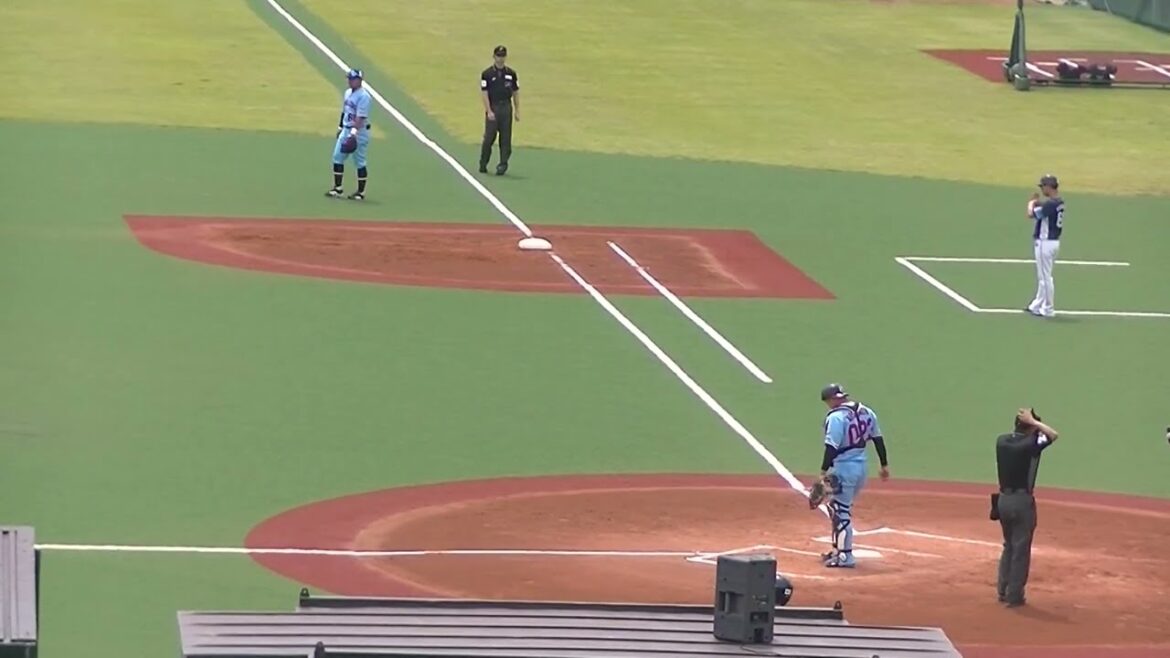 奥川恭伸ピンチで陽川尚将をピーゴロ その守備＜2軍・ヤクルトスワローズ対 西武ライオンズ  2024年5月26日＞