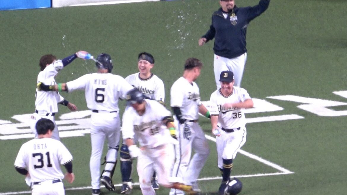 宜保翔がチャンスメイク！宗佑磨の犠牲フライでサヨナラ勝ち！！