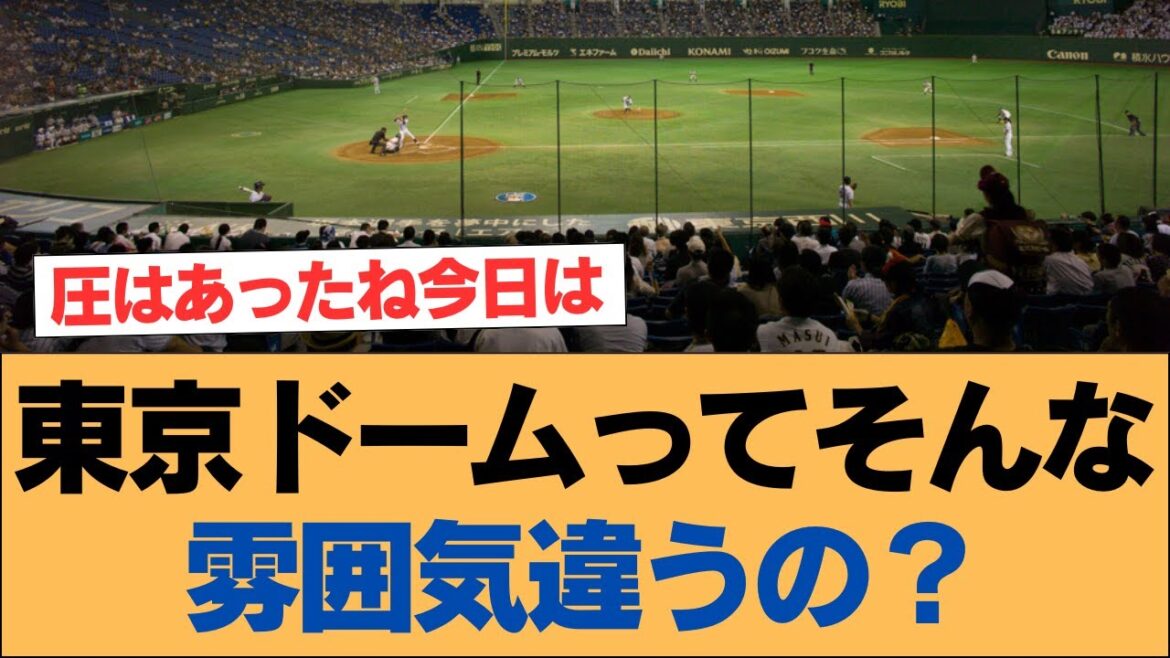 東京ドームってそんな雰囲気違うの？【ホークス・ソフトバンクホークス】 #ソフトバンクホークス #ホークス #プロ野球ニュース #ソフトバンク