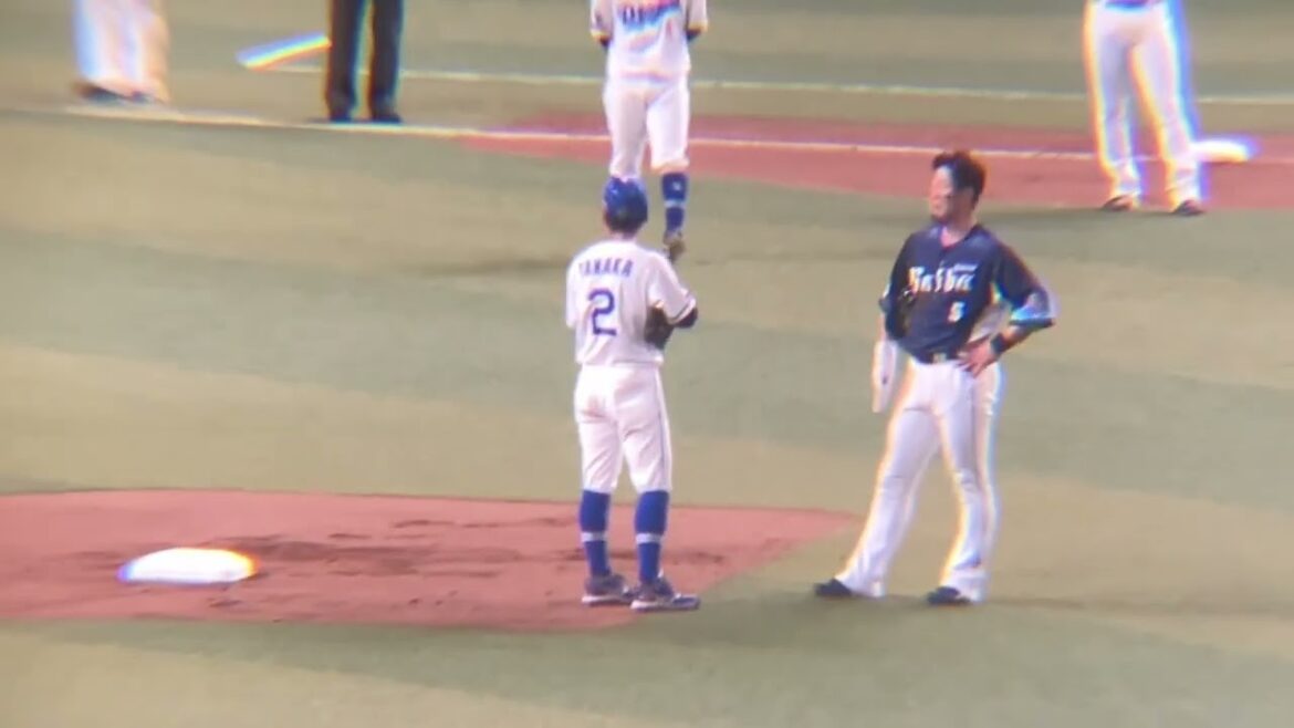 リクエスト判定中 外崎と話す田中幹也(2024/5/29)