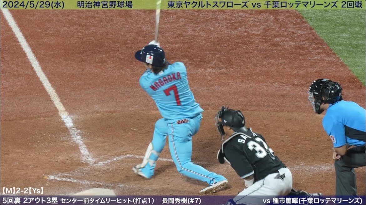 2024/5/29(水) ヒット・タイムリー集(東京ヤクルトスワローズ) 2024/5/29(水) ヒット・タイムリー集(東京ヤクルトスワローズ)