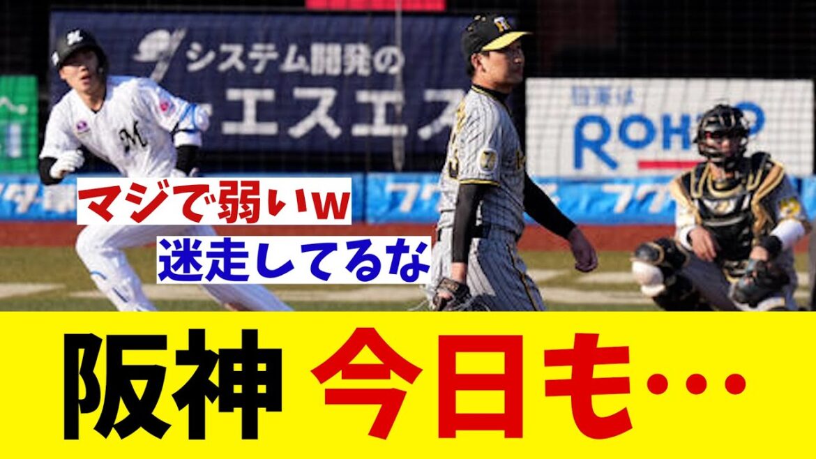 阪神　まさか・・・今日も・・・【野球情報】【2ch 5ch】【なんJ なんG反応】