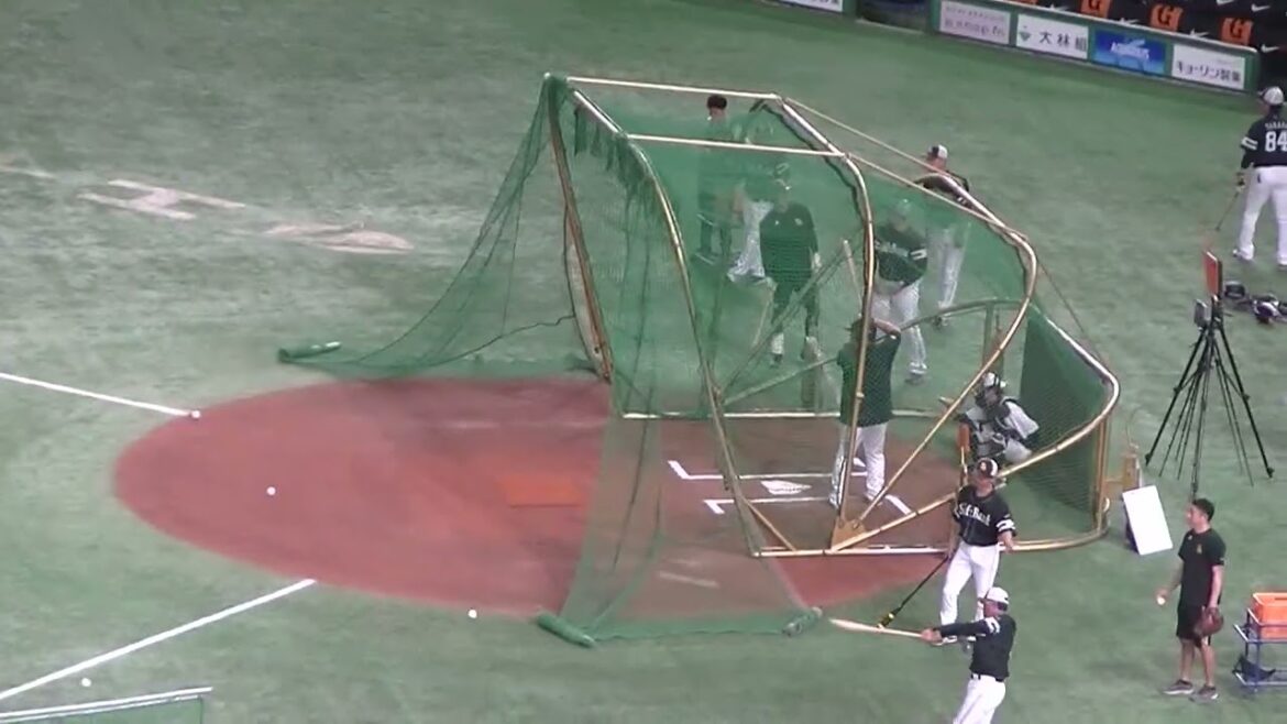 山川穂高 流石のフリーバッティング【読売ジャイアンツ対ソフトバンクホークス2024年5月30日】