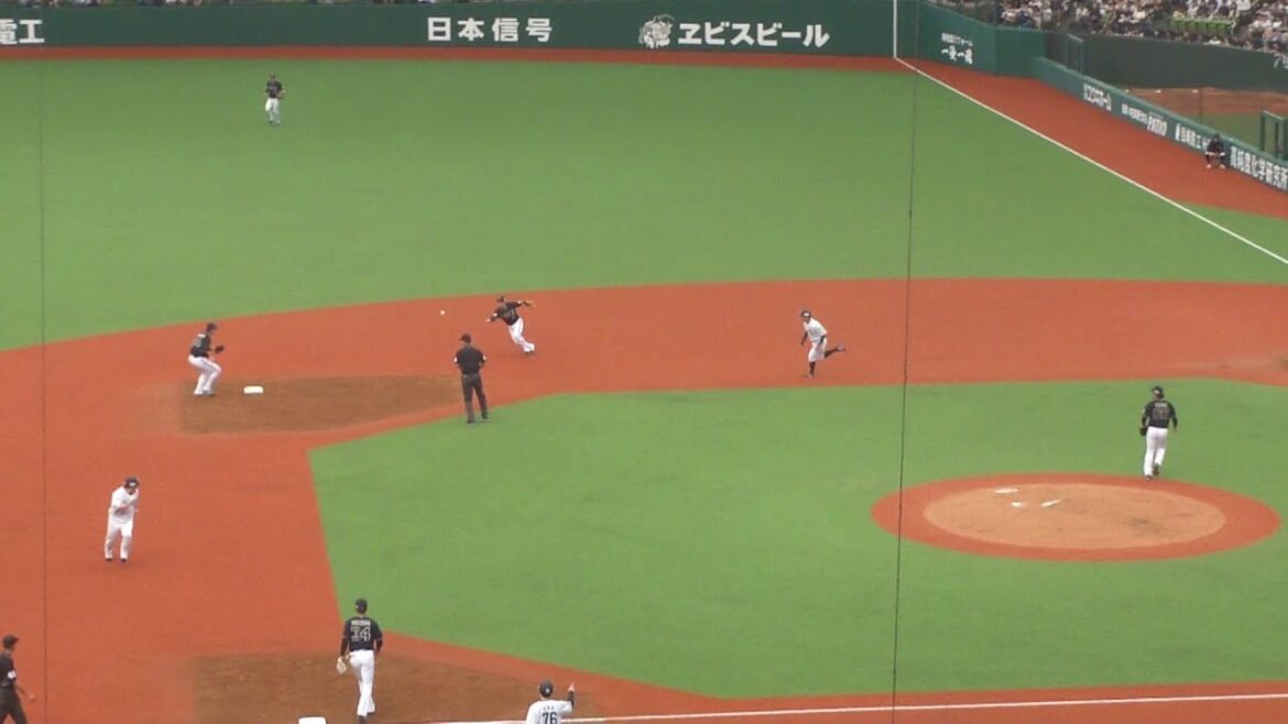 オリックス 西野真弘のトスによる、463のダブルプレー　西武 vs オリックス　2024年5月26日(日)