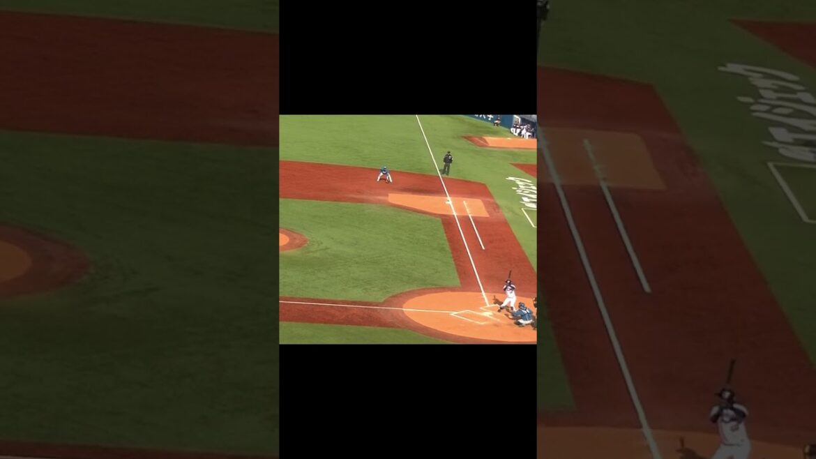 ヤクルト武岡龍世 ハム田中正義からレフトへヒット（2024年3月19日 ヤクルトスワローズ対 日本ハムファイアーズ）