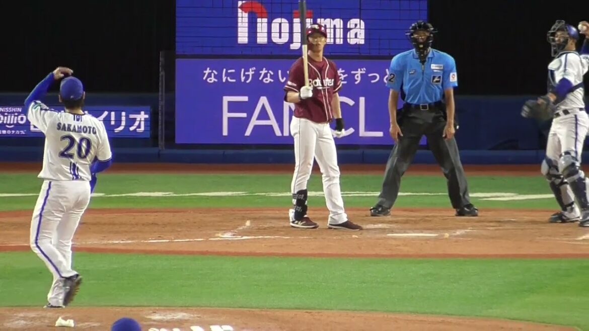 2024年5月30日 交流戦  東北楽天戦 9回表・坂本 裕哉 投手登板