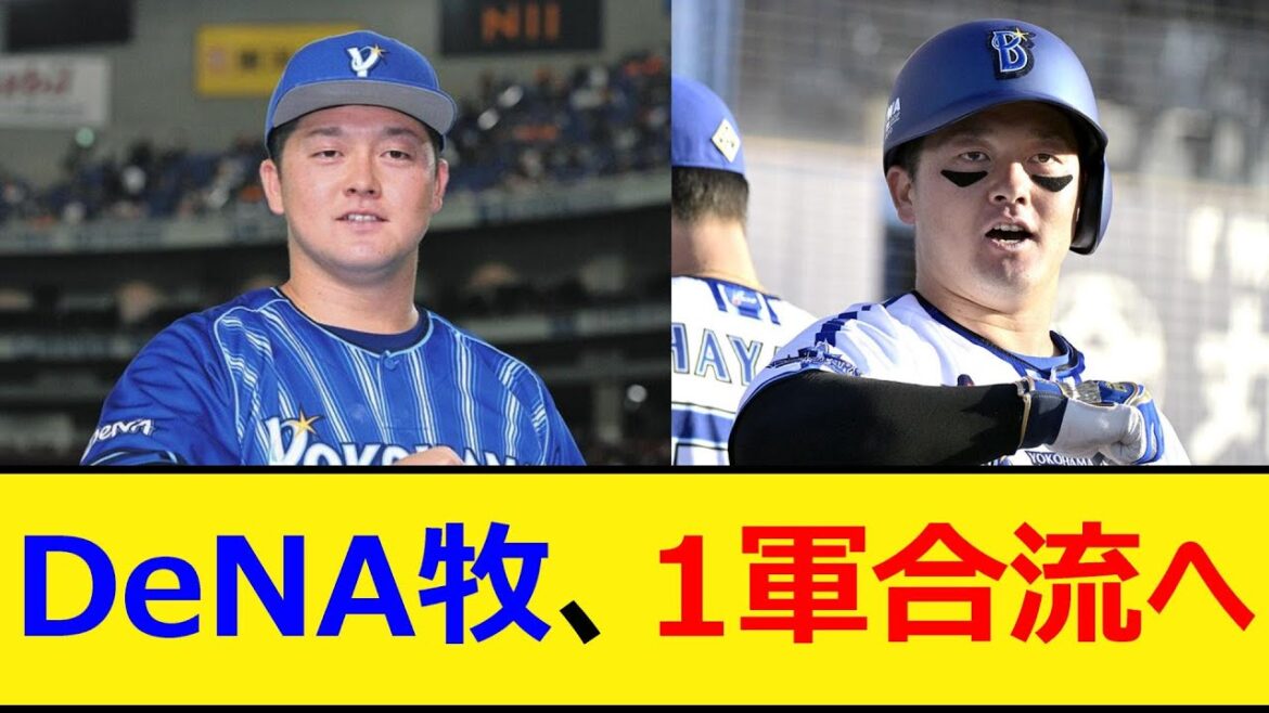 ベイスターズ牧秀悟、1軍合流へ【プロ野球、なんJ、なんG反応】【2ch、5chまとめ】【横浜DeNAベイスターズ、横浜ベイスターズ、横浜、DeNA、牧、デスターシャ】