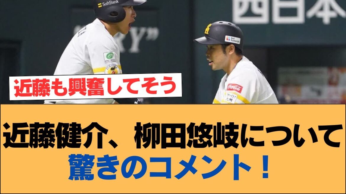 近藤健介、柳田悠岐について驚きのコメント!【近藤健介・ホークス・ソフトバンクホークス】 近藤健介、柳田悠岐について驚きのコメント!【近藤健介・ホークス・ソフトバンクホークス】