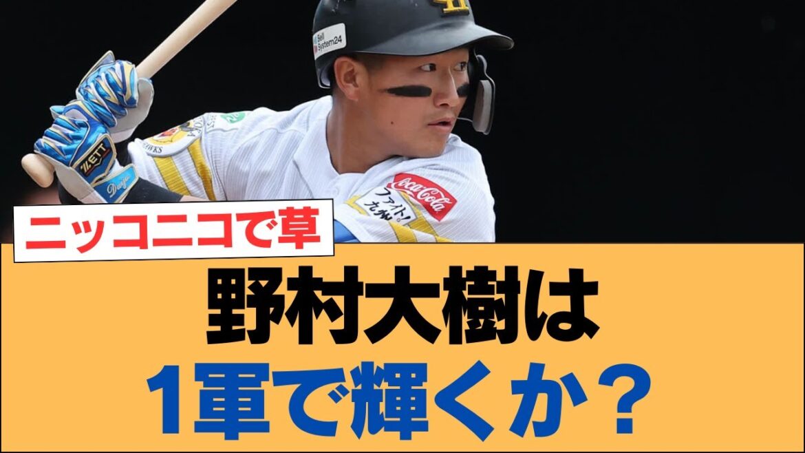 【ホークス】野村大樹は1軍で輝くか？【ソフトバンクホークス】#ソフトバンクホークス #ソフトバンク #ホークス #プロ野球ニュース