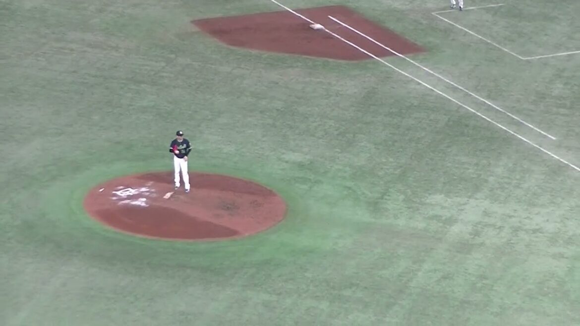 丸佳浩を打ち取る石山泰稚（2024年4月30日 読売ジャイアンツ対 ヤクルトスワローズ）