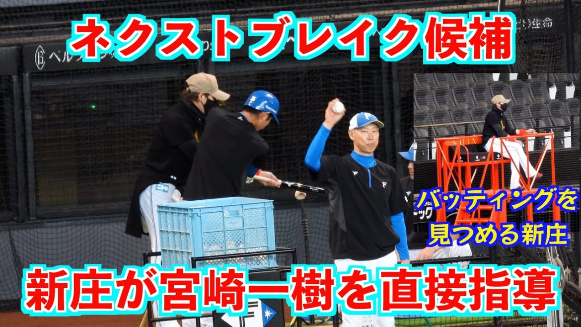 【20240602】新庄剛志が宮崎一樹を指導。ネクストブレイクか？？
