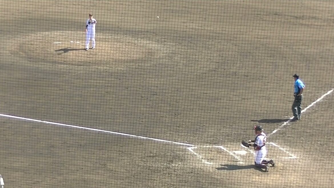 ジャイアンツ戸田懐生の投球練習（読売ジャイアンツ対 ヤクルトスワローズ2024年5月29日）