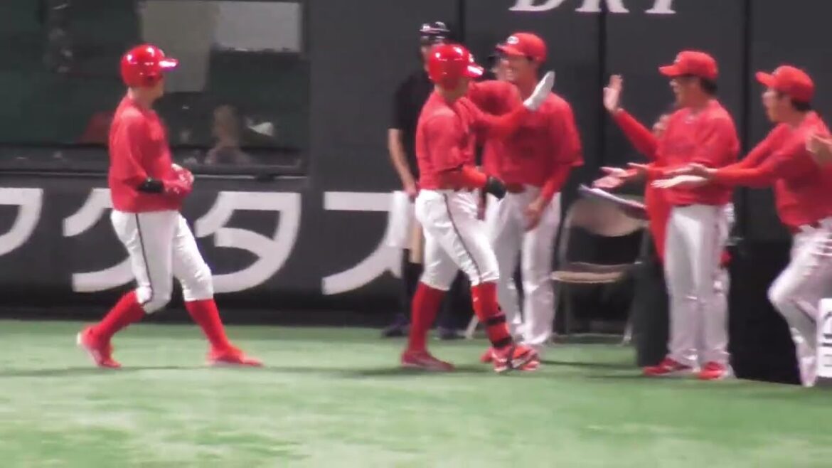 9回2アウト、田中広輔が起死回生の同点3ランホームラン、カープナイン&ファン大歓喜！2024年6月2日