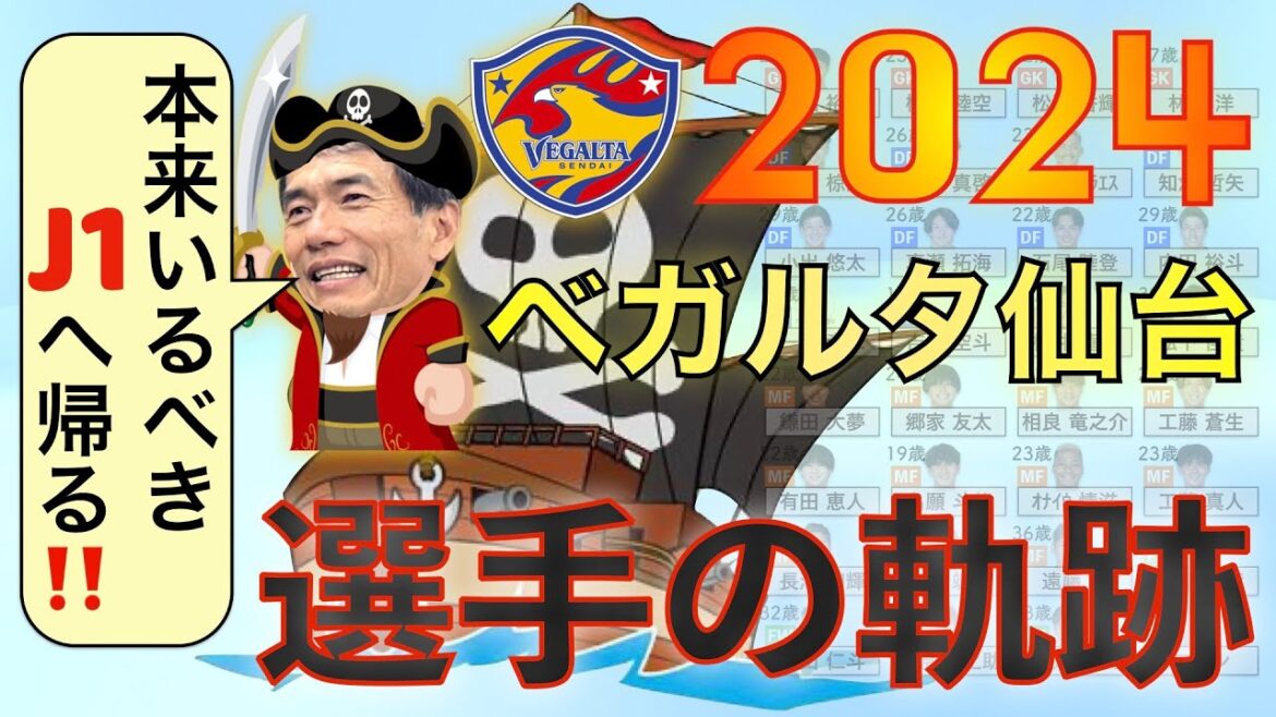 【2024 監督･選手の軌跡】ベガルタ仙台編