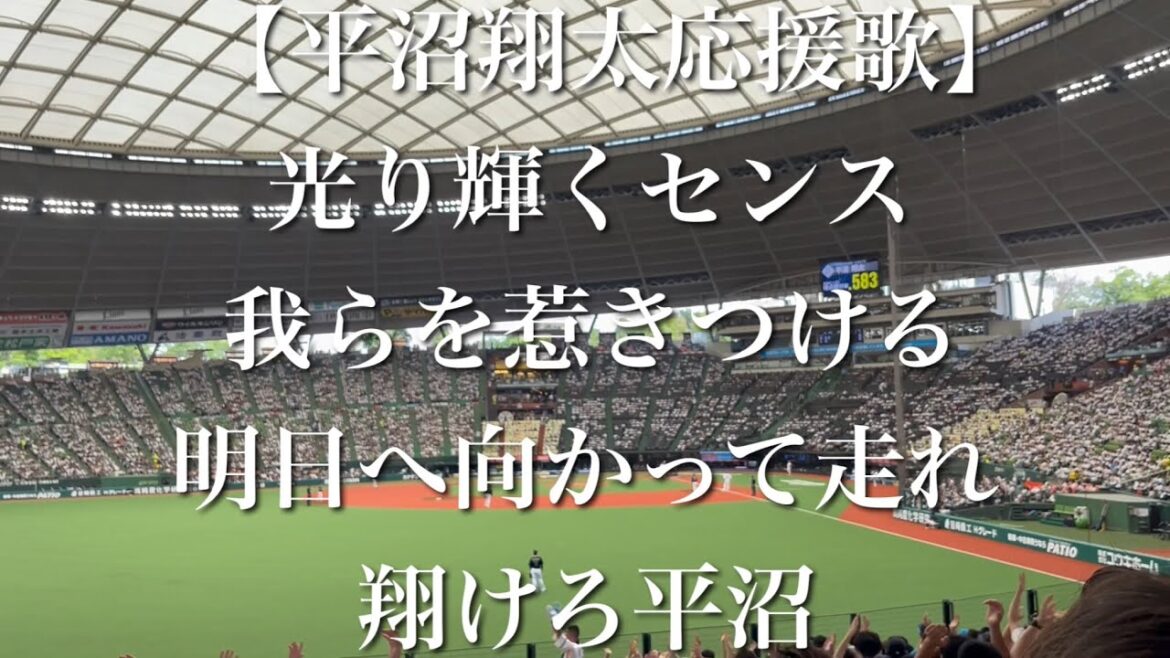 埼玉西武ライオンズ 平沼翔太 応援歌【歌詞付き】