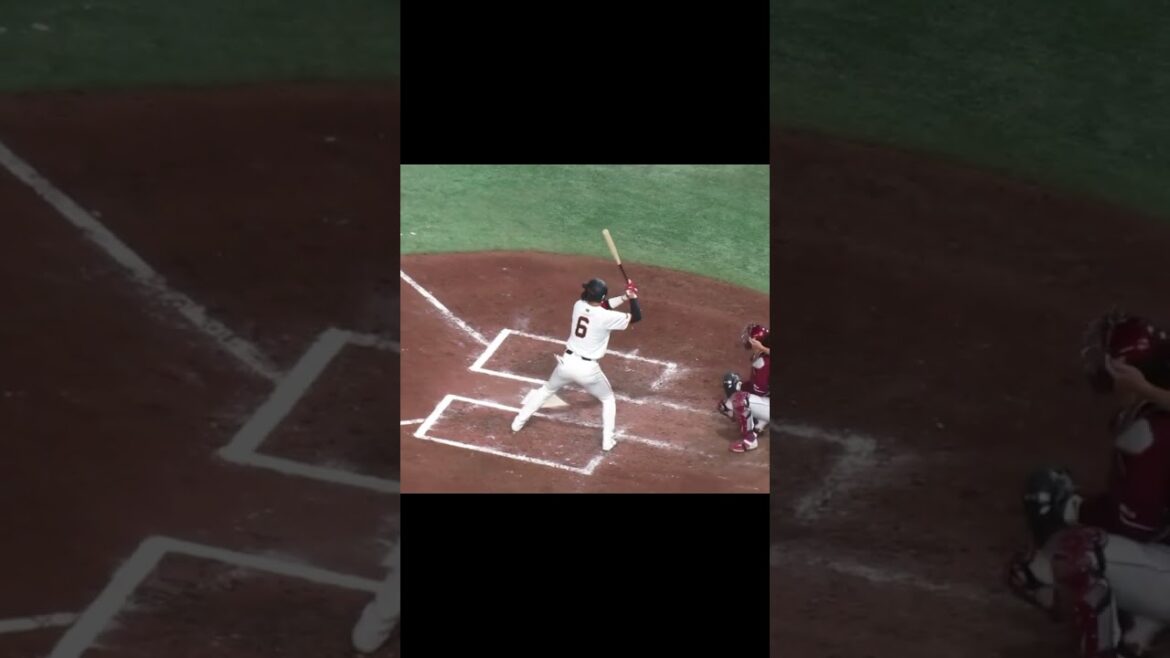 坂本勇人の2024打撃フォーム（ 読売ジャイアンツ対 楽天ゴールデンイーグルス2024年3月22日）