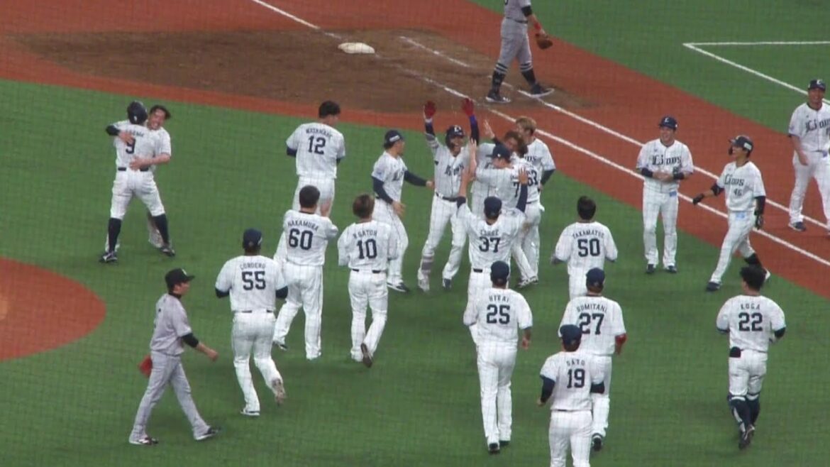 西武 元山飛優 サヨナラタイムリーヒット　西武 4x - 3 巨人　2024年6月1日(土)