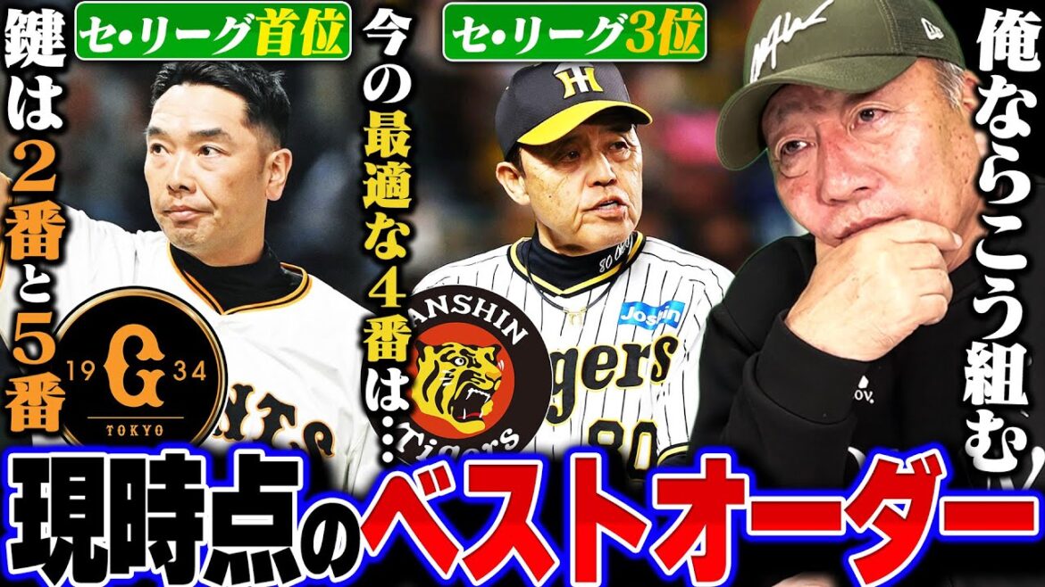 【巨人・阪神】『現状で組むならこれしかない!!』高木豊が考える現時点でのベストオーダーを語ります【プロ野球】