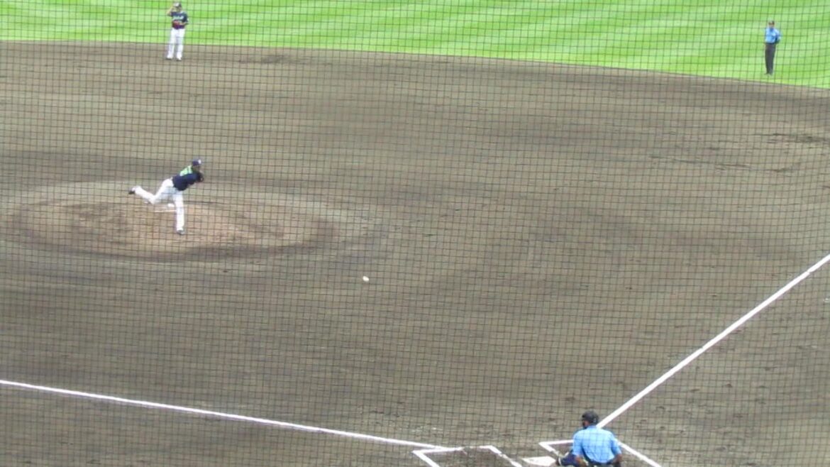 ヤクルト阪口皓亮の投球練習2024年5月29日 読売ジャイアンツ対ヤクルトスワローズ