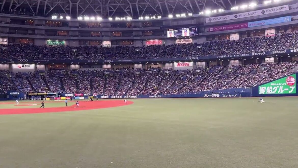 2024.6.2　若月健矢選手　先制タイムリーヒット　オリックスｖｓ中日　京セラドーム