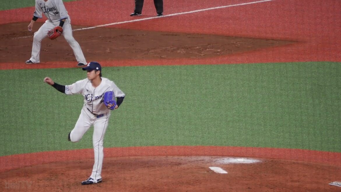 埼玉西武ライオンズ 甲斐野央 投球フォーム（スローモーション）