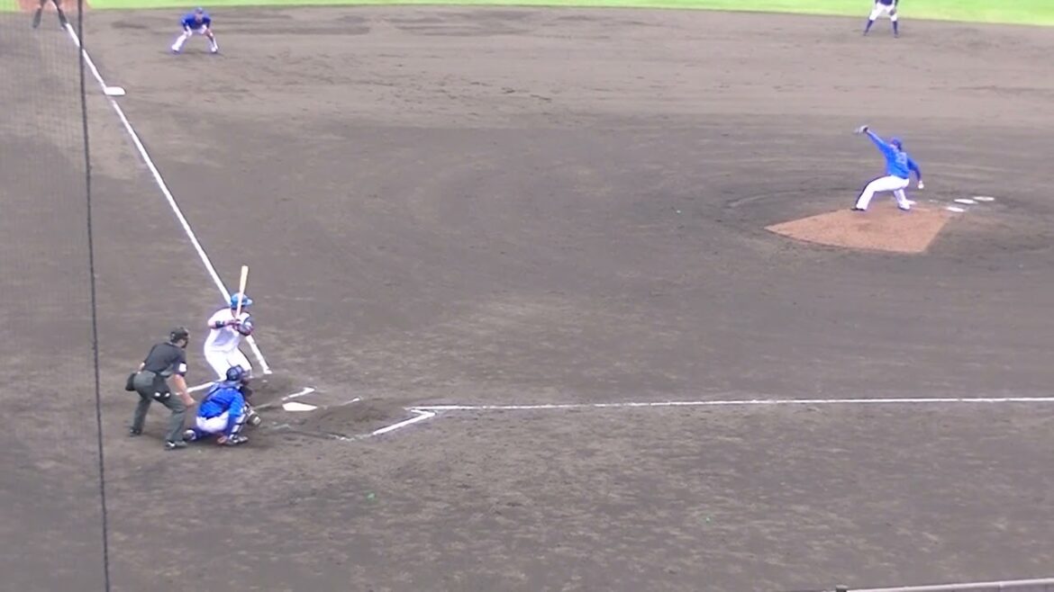 上茶谷大河 先頭の進藤勇也にフォアボール【日本ハムファイターズ対 横浜DeNAベイスターズ2024年5月8日】