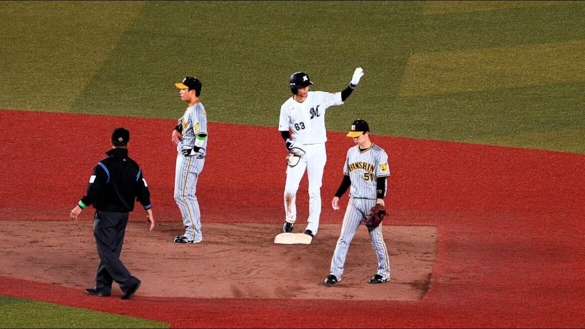 【ロッテ】和田康士朗、阪神･青柳からタイムリーヒット！