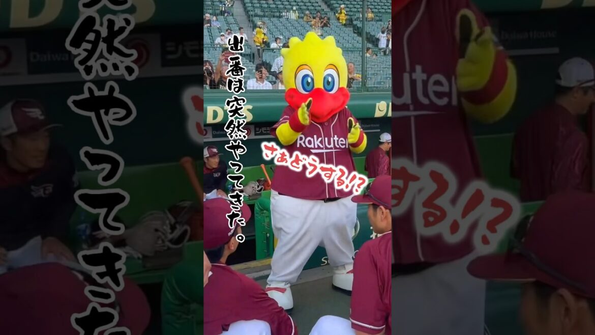 【マスコットが円陣!?】出番は突然やってきた。