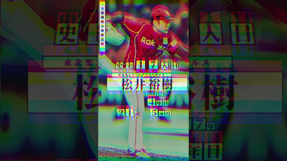 【森浦大輔、3者連続3球三振！】直近の3者連続3球奪三振 達成者まとめ #shorts