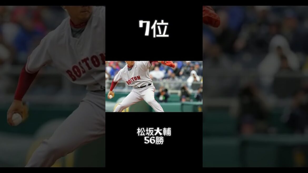 2023年時点　MLB日本人メジャー勝利数ランキングTOP10 #shorts