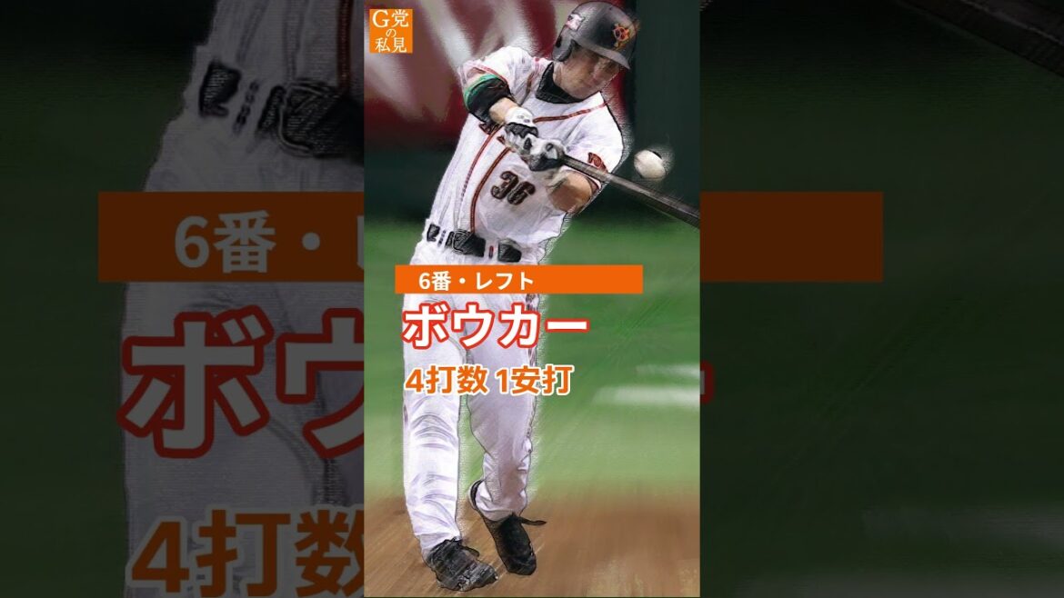 11年前の今日のスタメン【巨人】2013年の6月5日オーダー #小笠原道大 #Shorts