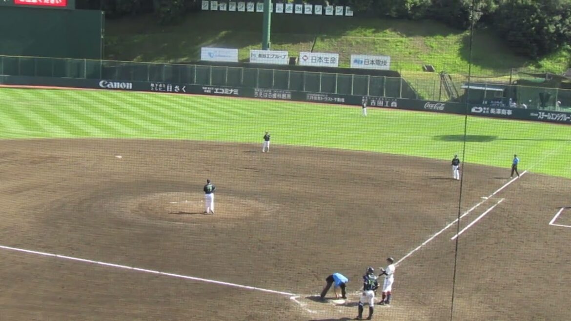 松原聖弥がランナー三塁からタイムリーヒットを放つ2024年5月29日 読売ジャイアンツ対ヤクルトスワローズ