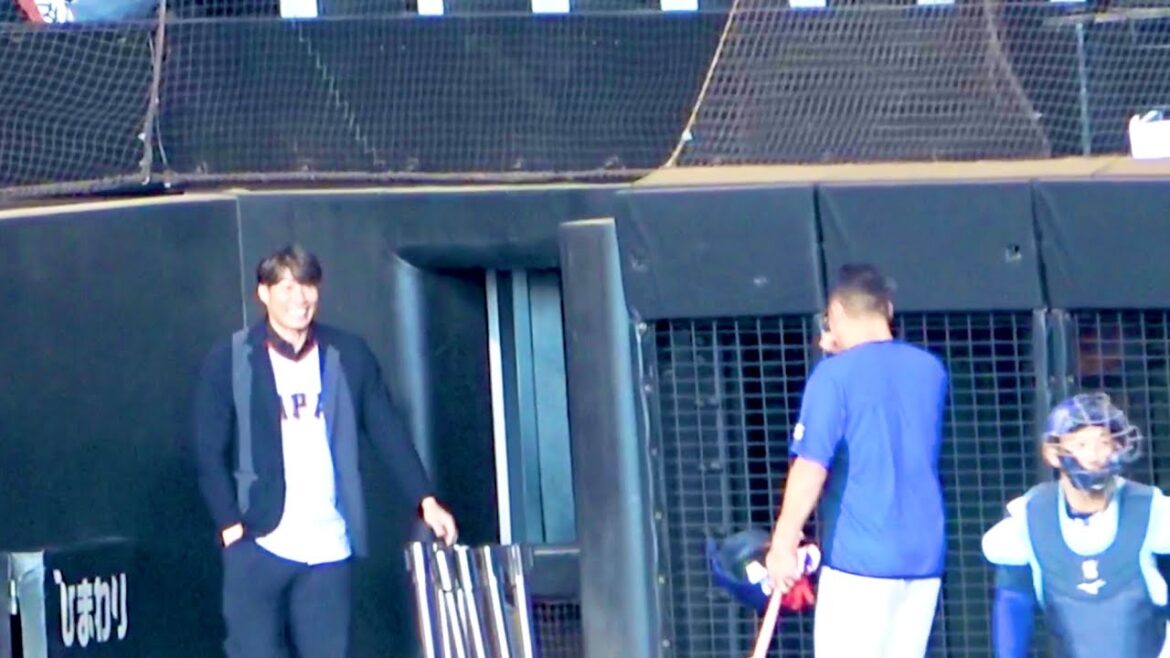 筒香をニコニコで迎える糸井さん、伊藤光とも談笑してた 横浜DeNAベイスターズ 2024/6/2