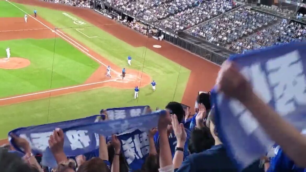 20240601【現地】牧秀悟　勝ち越しホームラン！北広島に詰めかけたベイスターズファンの歓喜を見よ！@ｴｽｺﾝﾌｨｰﾙﾄﾞHOKKAIDO･内野3塁側 日本生命ｾ･ﾊﾟ交流戦
