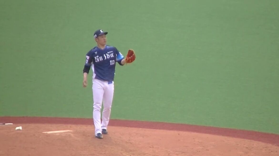 ライオンズ伊藤翔ピッチングフォーム＜2軍・ヤクルトスワローズ対 西武ライオンズ  2024年5月26日＞