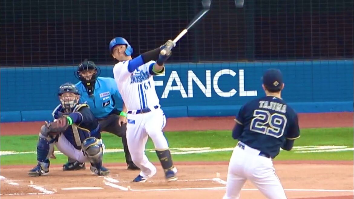 【先頭打者HR】蝦名達夫の先制ホームラン！ 横浜DeNAベイスターズ 2024/6/5