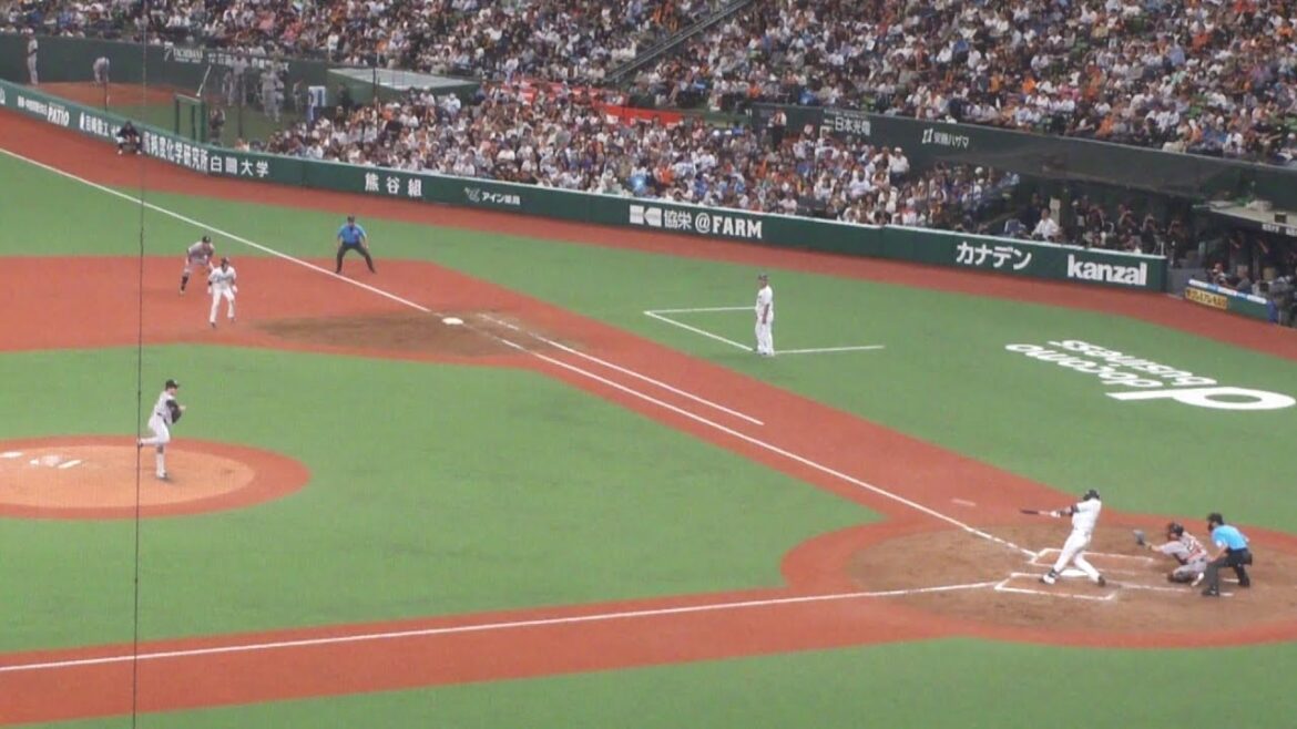 西武 外崎修汰 タイムリーヒット　西武 vs 巨人　2024年6月1日(土)