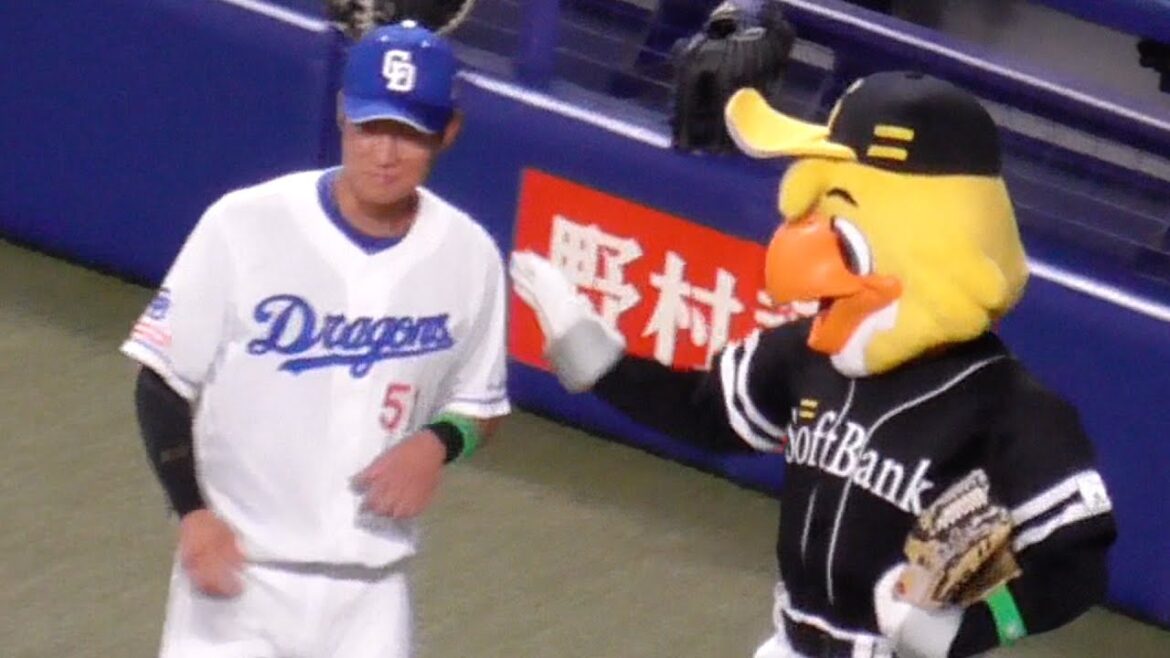 元同僚 上林誠知にどうしても一目会いたいハリーホーク　中日ドラゴンズVS福岡ソフトバンクホークス　2024/06/05